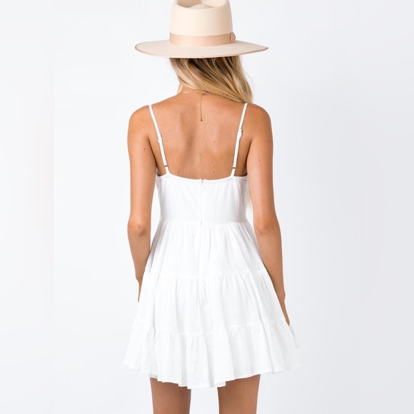 Princess Polly Dlaney Mini Dress White - Picture 2 of 6